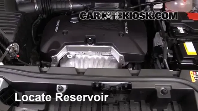 2017 GMC Acadia SLE 2.5L 4 Cyl. Líquido limpiaparabrisas Agregar líquido